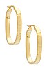 view 1 of 3 Nile Hoops in Gold