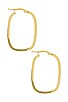 view 3 of 3 Nile Hoops in Gold