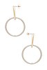 The Floaris Hoop Earring, view 2 of 2, click to view large image.