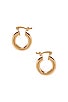 view 1 of 3 Small Ravello Hoops in Gold