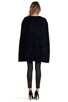 view 4 of 4 Lilette Faux Fur Cape in Navy