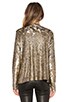 view 3 of 3 CHAQUETA LUCIDA in Gold
