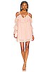 view 1 of 3 Solange Lace Mini Dress in Blush
