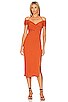 view 4 of 4 Lizzie Midi Dress in Burnt Orange