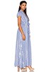 view 2 of 3 Joel Plunge Dress in Chambray