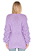 view 3 of 4 Chunky Sleeve Sweater in Lavender