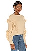 Quinn Ruffle Sweater, view 2 of 5, click to view large image.