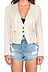 view 5 of 5 Knox Fringe Jacket in Cream