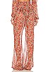 view 3 of 4 Tierra Pant in Peach Leopard Floral