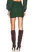 view 3 of 4 Davina Knit Mini Skirt in Forest Green