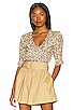 view 1 of 4 Leah Top in Priya Camel Floral