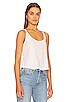 view 2 of 4 Green Sara Tank Top in White