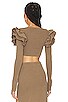 view 3 of 4 Green Maeve Top in Iced Coffee