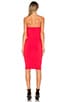 view 3 of 3 Viscose Stretch Strapless Dress in Poppy