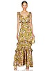 view 1 of 3 Magnolia Cut Out Dress in Gold Butterfly Garden