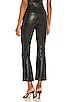 view 3 of 4 Faux Leather Crop Pant in Black
