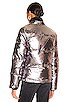 view 5 of 6 Izzie Puffer Jacket in Silver Metallic