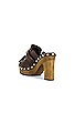 view 3 of 5 VERA TASSEL クロッグ in Oxblood