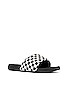 view 2 of 5 Slide On in Checkerboard White
