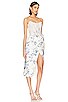 view 2 of 4 Nicola Lace Midi Dress in Provencal Blue Floral