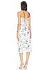 view 4 of 4 Nicola Lace Midi Dress in Provencal Blue Floral