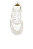 view 4 of 6 V-10 Sneaker in White, Natural & Pierre