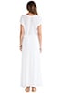 view 3 of 4 Lizia Luxe Slub Maxi Dress in White