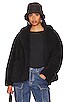 view 1 of 5 Aliss Faux Shearling Jacket in Black