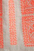 view 4 of 4 Adele Embroidered Crinkle Gauze Blouse in Milk & Coral