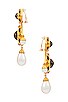 view 2 of 3 GABRIELLA イヤリング in Amethyst Quartz, Ruby Quartz & Citrine Quartz And Pearl