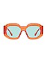 view 1 of 3 Oversized Medusa in Orange