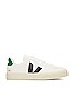 view 1 of 6 Campo Sneakers in Extra White, Black, & Emeraude