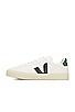 view 5 of 6 Campo Sneakers in Extra White, Black, & Emeraude