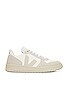 view 1 of 6 V-10 Sneakers in White, Natural, & Pierre