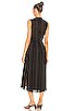 view 3 of 3 Drapey Stripe Tiered Dress in Black