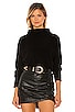 view 1 of 4 Boiled Funnel Neck Pullover in Black