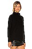 view 2 of 4 Boiled Funnel Neck Pullover in Black
