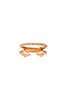 view 1 of 3 Ultra Mini Titan Crystal Band Ring in Rosegold