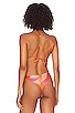 view 3 of 4 Greta T-Back Tri Bikini Top in Martinica