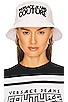view 1 of 3 Bucket Hat in White & Black