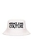 view 3 of 3 Bucket Hat in White & Black