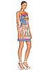 view 2 of 3 Satin Mini Dress in Multicolor