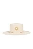 view 6 of 6 Athena Hat in Off White