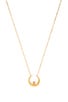 view 1 of 2 The Sadi Crescent Moon Necklace in Gold