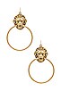 view 1 of 2 Vandal Earrings in Gold