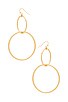 The Interlocking Hoop Earrings, view 2 of 2, click to view large image.