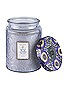 view 2 of 3 Apple Blue Clover Large Jar Candle in Apple Blue Clover