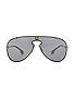 view 1 of 3 0VE2243 Sunglasses in Gunmetal & Grey Mirror Black