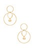 view 1 of 2 Aura Tri Hoop Earrings in Gold