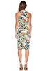 view 3 of 3 Cutout Bodycon Dress in Tropical Print